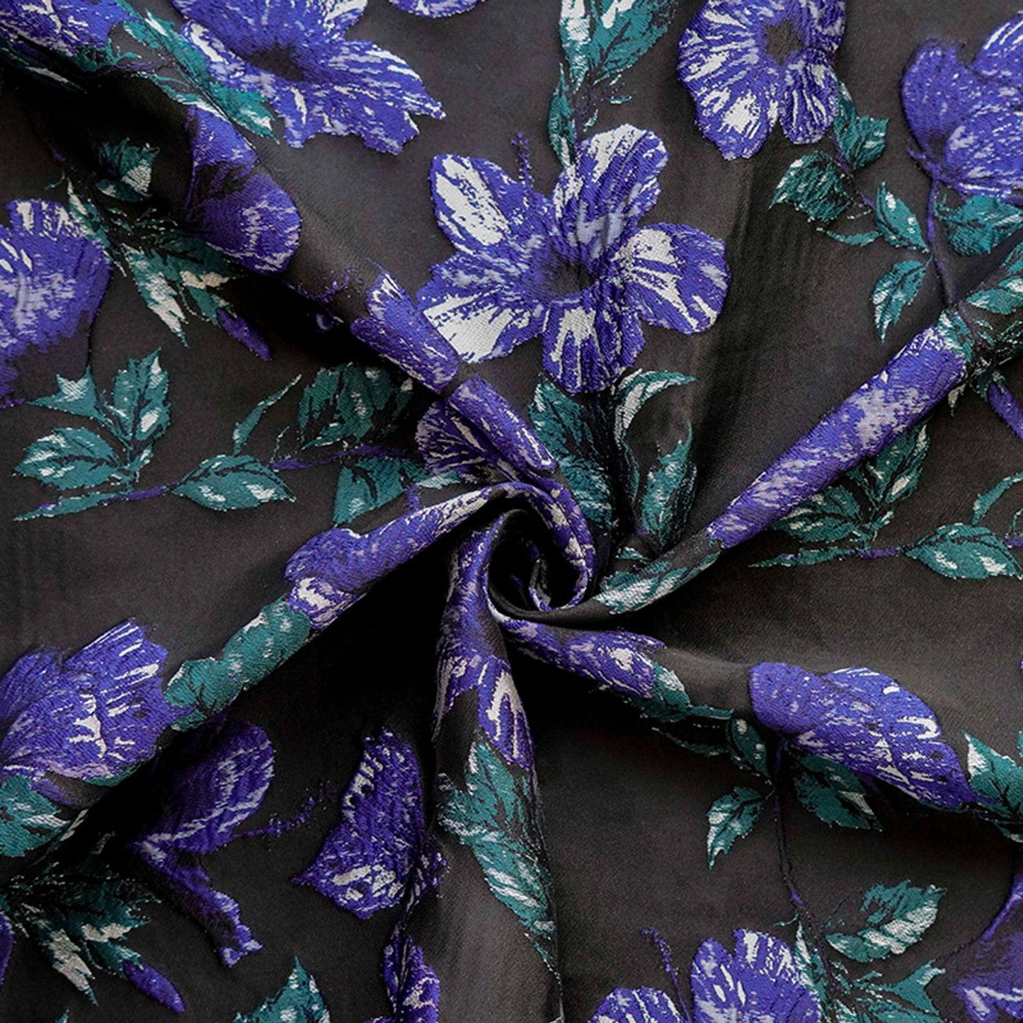 Gold Thread Jacquard Woven Fabric: 3D Floral Embossed Upholstery, Costume, Sewing - 55"W
