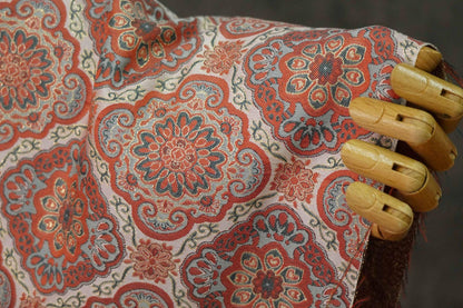 DunHuang Baoxiang Brocade Fabric: 65"W Tibetan Costume Material