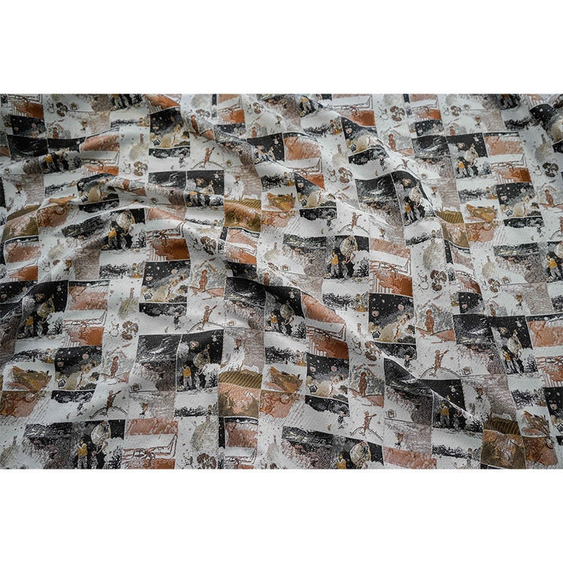Avant-Garde Jacquard Fabric: Modern Upholstery & Dress Sewing (58"W By 1 Meter)