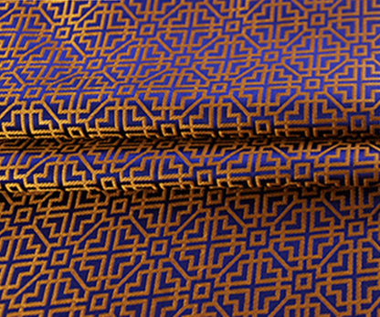 Jacquard Brocade Fabric: Chinese Mongolian Style Rayon (29.5" Wide)