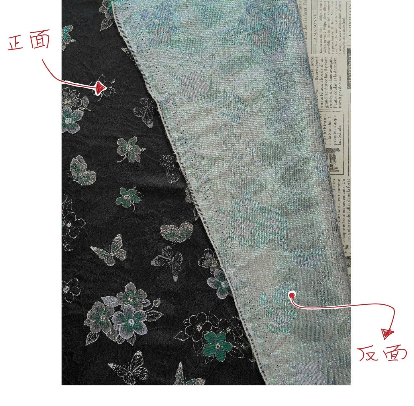 Luxury Embossed Jacquard Fabric for Dresses ��� Elegant Textured Couture Materi"W
