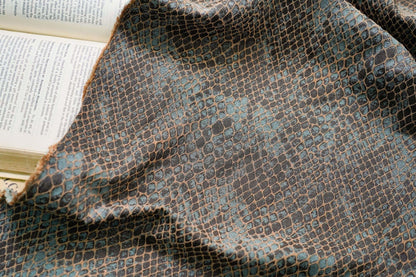 Tissu jacquard 3D à écailles de poisson : polyester de 132 cm de large pour la couture et le matelassage