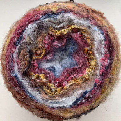 Hand-Dyed Rainbow Mohair Yarn: Gradient Ombre Knitting Wool