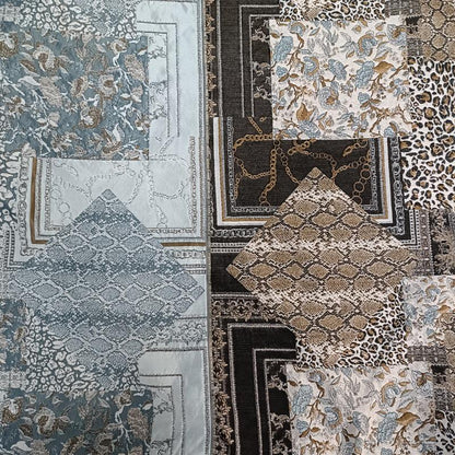 Animal Print Jacquard Fabric: 3D Texture Upholstery, 55" Wide By Meter