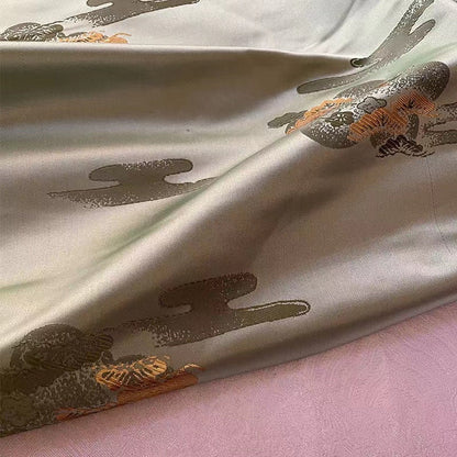 Nishijin Ori Rayon Fabric: Lucky Cloud Jacquard Brocade (59" Wide)