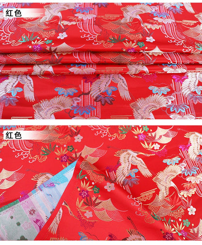Jacquard Silk Brocade Fabric: Chinese Mongolian Gown, Tibetan Robe Decoration