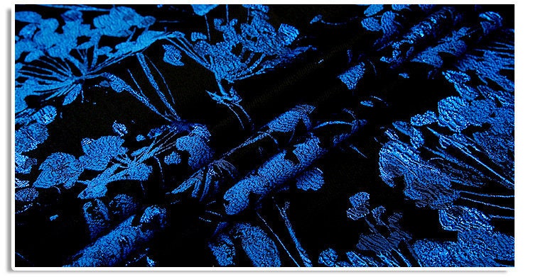 Gold Thread Floral Jacquard Fabric: 3D Texture Upholstery, Prom Dress, Sewing (57" W)