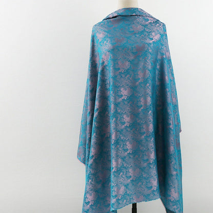 Tissu jacquard en rayonne : gaze cantonaise imprimée numériquement de 150 cm de large