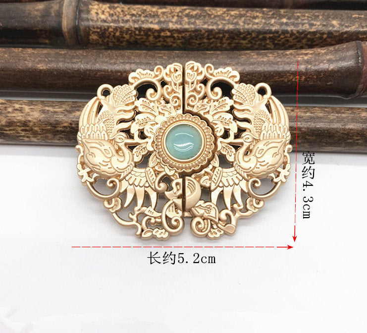 Metal Cheongsam Buttons: Chinese Knot Closures, Sewing Fasteners