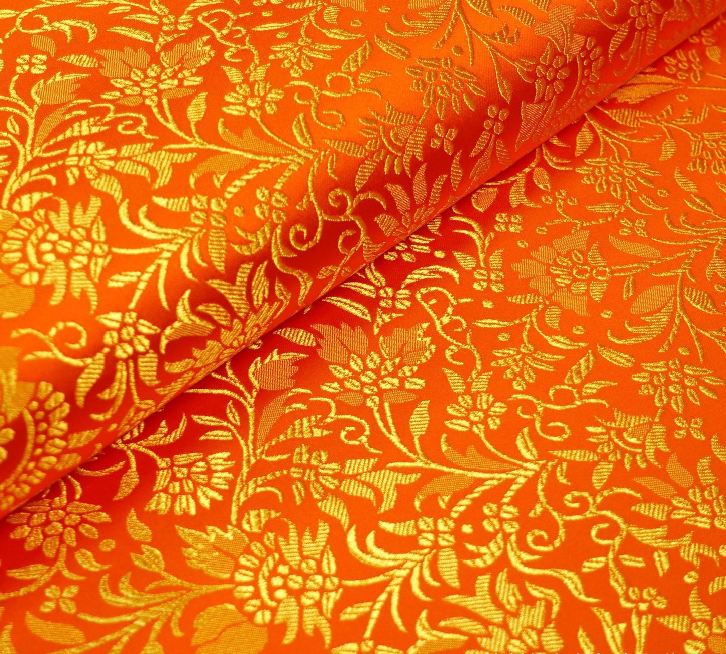 Brocart de soie à motif de fleurs de blé : largeur 114 cm, ameublement et couture – vendu au mètre