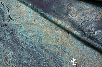 Galaxy Jacquard Fabric: 3D Gold Thread Upholstery, Costume, Decor - 56" Wide