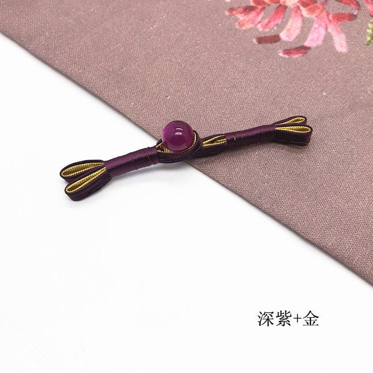 Handmade Satin Cheongsam Buttons: Retro Ethnic Style Closure Knots