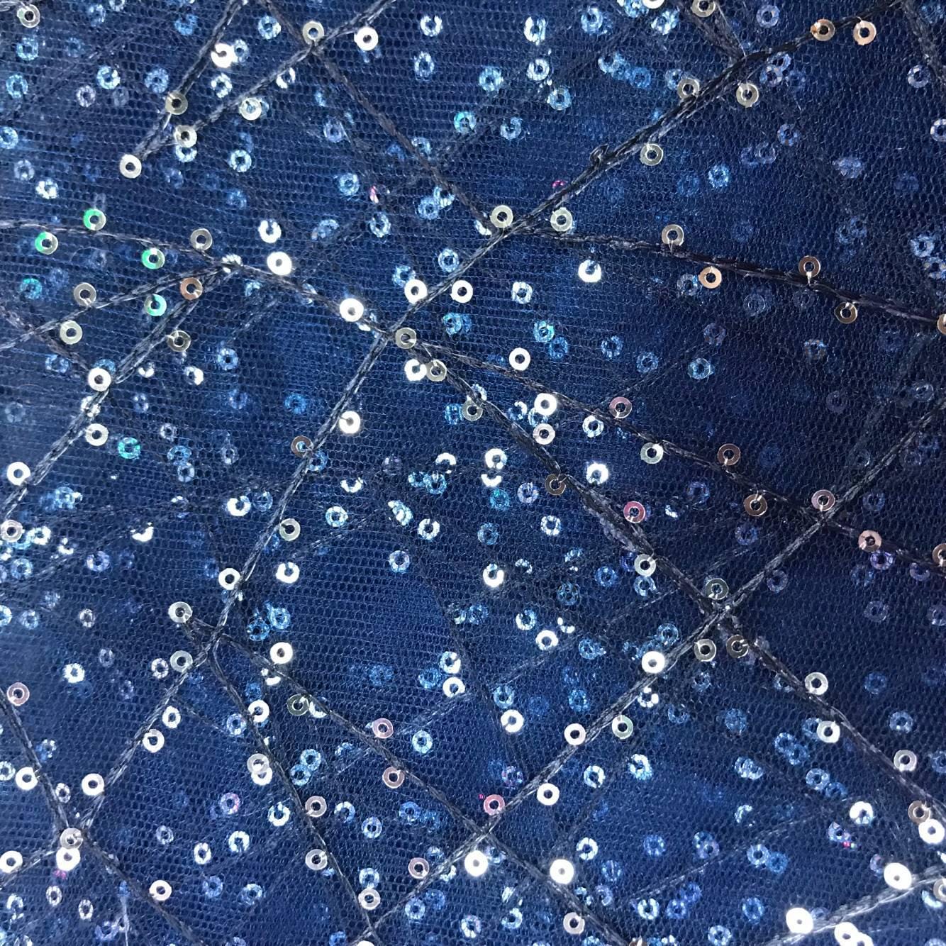 Sparkling 3mm Sequin Mesh Fabric ��� Costume & Apparel Fabric by th