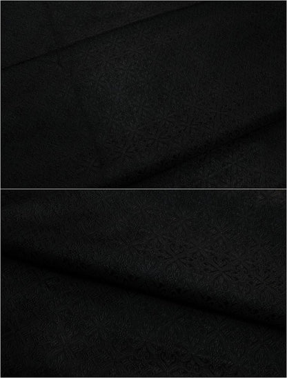 Floral Brocade Fabric: Chinese Style Silk Rayon Blend (29.5" Wide)