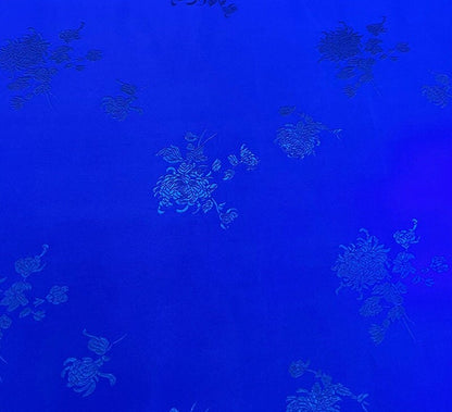 Chrysanthemum Tapestry Brocade Fabric: 29.5" Wide Silk Rayon Cheongsam Sewing