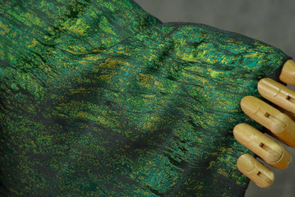 Jacquard Damask Fabric: Retro Palace Green Upholstery & Sewing