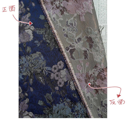 Tissu matelassé jacquard floral 3D européen ��� Ameublement, canapé, sac, meubles, couture DIY, décoration intérieure"Large