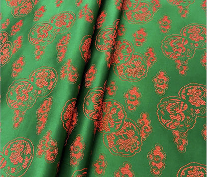 Cloud Brocade Jacquard Fabric: Costume Dress, Home Decor (29.5" Wide)