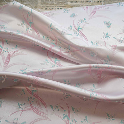 Orchid Brocade Fabric: 59"W Satin Jacquard Damask, Costume Decor