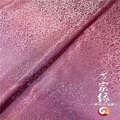 Tissu brocart de soie couleur blé : damas jacquard, ameublement et costume (29,5 po L)