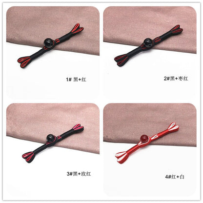 Handmade Satin Cheongsam Buttons: Retro Ethnic Style Frog Closure