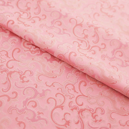 Tissu brocart Song : 150 cm, motif herbe bouclée, pour ameublement et costumes