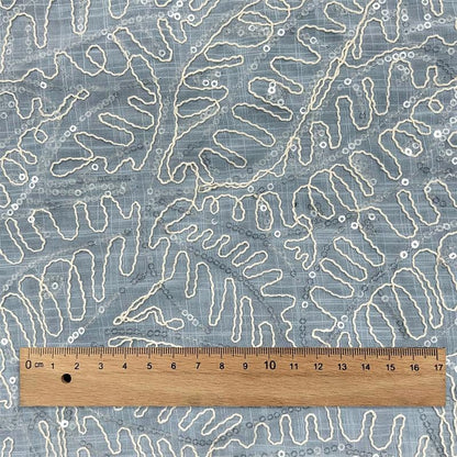 Tissu dentelle florale 3D : broderie pour mariage, bal de promo, qipao, confection de poupées