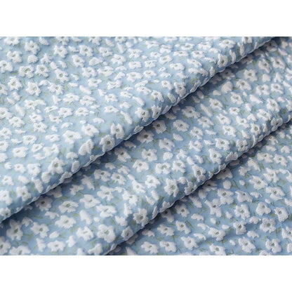 Tissu jacquard floral en relief : texture rigide 3D, largeur 135 cm (53 po) – Mélange de rayonne