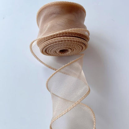 Ruban organza queue de poisson : 4 cm de large, 9 mètres de tissu à faire soi-même