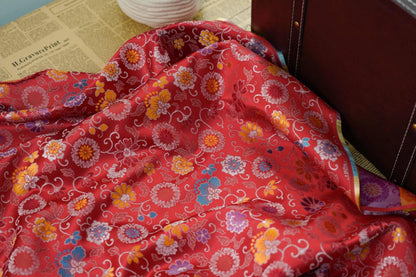 Floral Brocade Fabric: 63"W Daisy Design, Costume & Decor