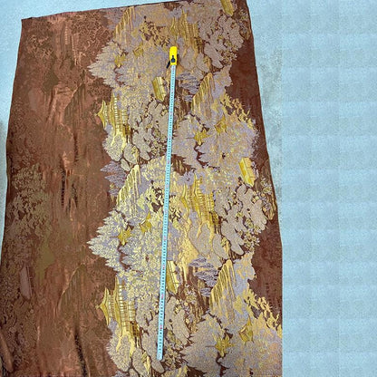 Nishijinori Jacquard Brocade Fabric: Japanese Floral Sewing Material, 59"Wide