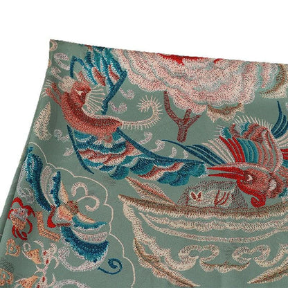 Satin Jacquard Fabric: 59"W Digital Print Shantung Silk - Upholstery, Costume, Decor