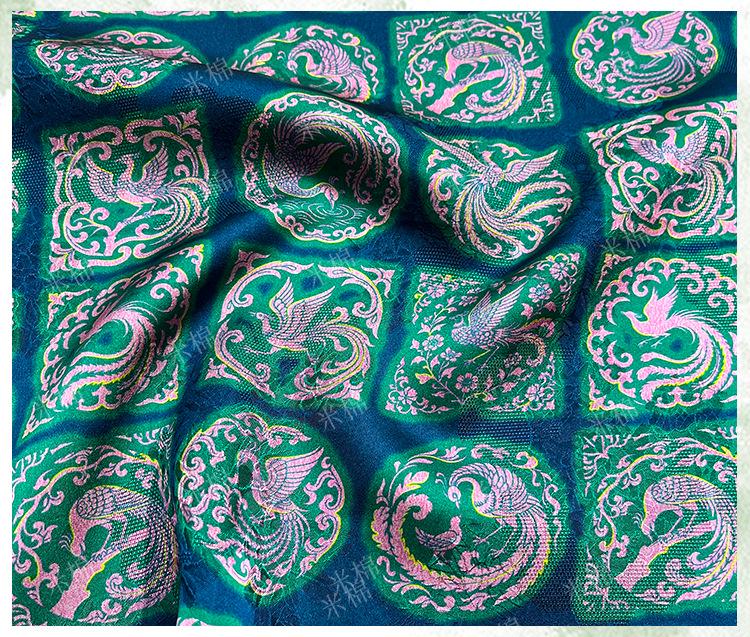 Rayon Jacquard Xiangyun Fabric: Luxury Chinese Dressmaking Material