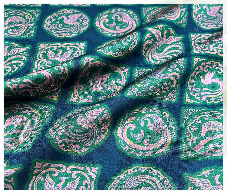 Rayon Jacquard Xiangyun Fabric: Luxury Chinese Dressmaking Material