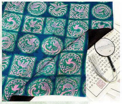 Rayon Jacquard Xiangyun Fabric: Luxury Chinese Dressmaking Material