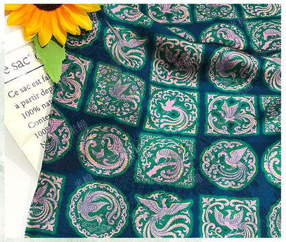 Rayon Jacquard Xiangyun Fabric: Luxury Chinese Dressmaking Material