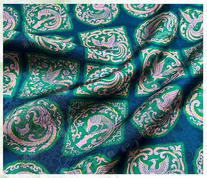 Rayon Jacquard Xiangyun Fabric: Luxury Chinese Dressmaking Material