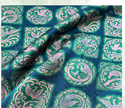 Rayon Jacquard Xiangyun Fabric: Luxury Chinese Dressmaking Material