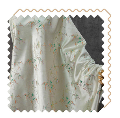Song Brocade Bamboo Fabric, Chinese Jacquard Textile, Floral Pattern, Sewing Fabric (59" Wide)