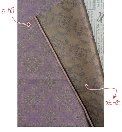 Rhombus Floral Brocade Fabric Rayon Silk Jacquard Damask Fabric Xianghua Pattern Textile for Costume Upholstery Cheongsam Craft Fabric - Poppylollipop