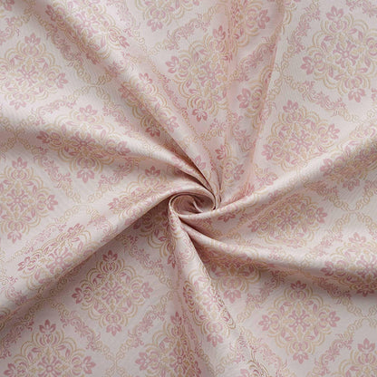 Rhombus Floral Brocade Fabric Rayon Silk Jacquard Damask Fabric Xianghua Pattern Textile for Costume Upholstery Cheongsam Craft Fabric - Poppylollipop