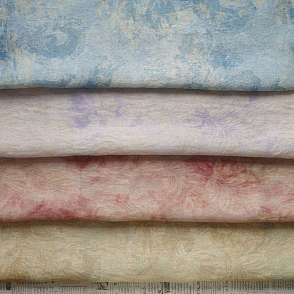 Chinese Jacquard Fabric Spring Summer Embossed Guangjin Brocade Textile – Traditional Hanfu Costume Craft Fabric, 55"Wide