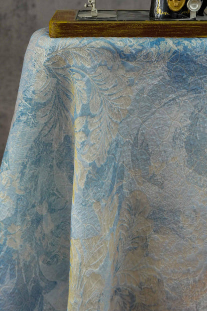 Chinese Jacquard Fabric Spring Summer Embossed Guangjin Brocade Textile – Traditional Hanfu Costume Craft Fabric, 55"Wide