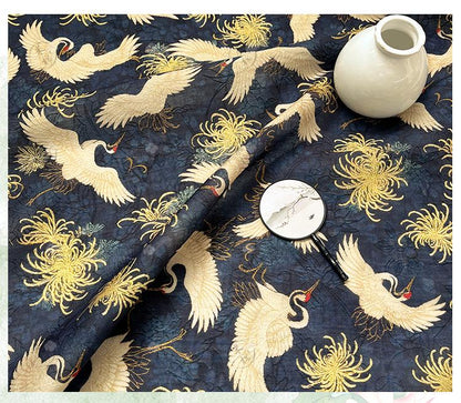 Tencel Jacquard Printed Fabric – Soft Breathable Floral Textile for Fashion, Dresses & DIY Sewing Projects