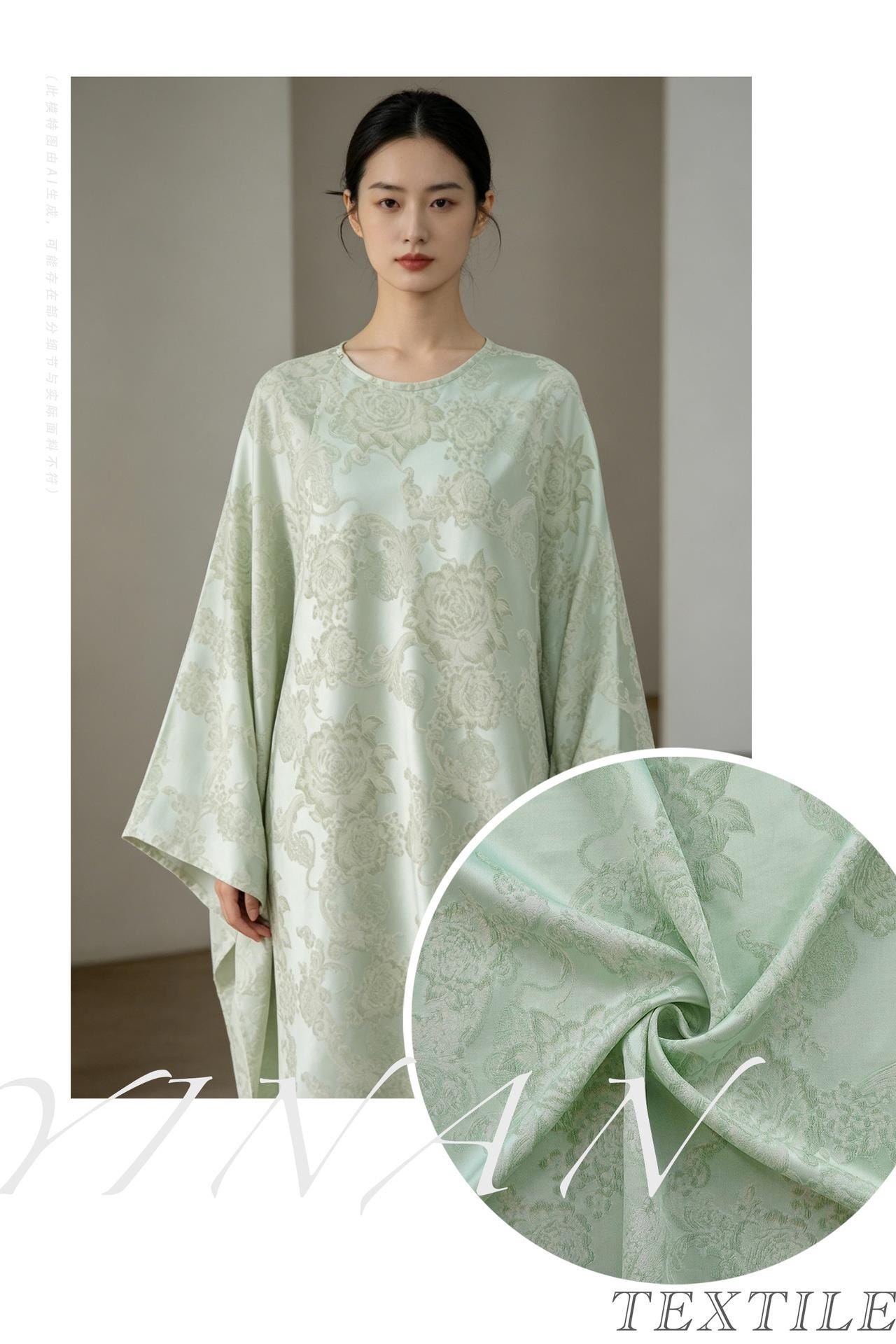 Floral Jacquard Brocade Fabric | Macaron Colors | Rayon Gold Thread Satin | 57" Wide | Dress Lining Hanfu Bridal - Poppylollipop
