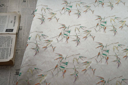 Song Brocade Bamboo Fabric, Chinese Jacquard Textile, Floral Pattern, Sewing Fabric (59" Wide)