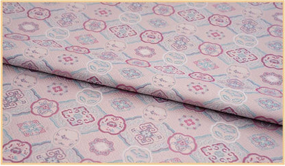 Dragon Brocade Fabric, Baoxiang Floral Pattern Textile, Traditional Jacquard Satin, Tibetan Mongolian Style Fabric, Luxury Upholstery Sewing - Poppylollipop