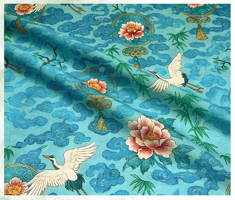 Tencel Jacquard Printed Fabric – Soft Breathable Floral Textile for Fashion, Dresses & DIY Sewing Projects