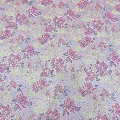 Qilin Peony Jacquard Fabric | Cloud Brocade Song Brocade | New Chinese Style | Hanfu Cosplay Wedding Decor, 57" - Poppylollipop