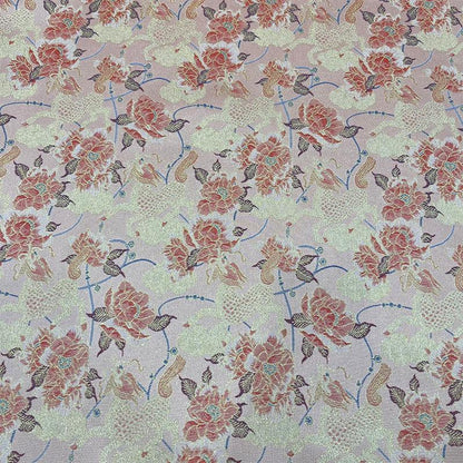 Qilin Peony Jacquard Fabric | Cloud Brocade Song Brocade | New Chinese Style | Hanfu Cosplay Wedding Decor, 57"